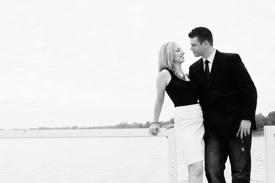 Norfolk County wedding photographer shoots an engagement session in Port Dover, Ontario