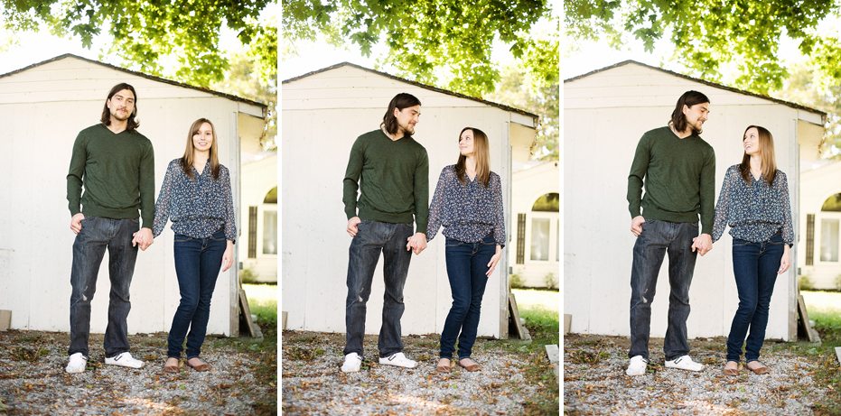 a series of images of engagement portraits by Toronto wedding photojournalist