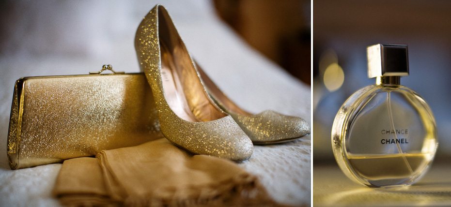 elegant gold details at a Kitchener wedding
