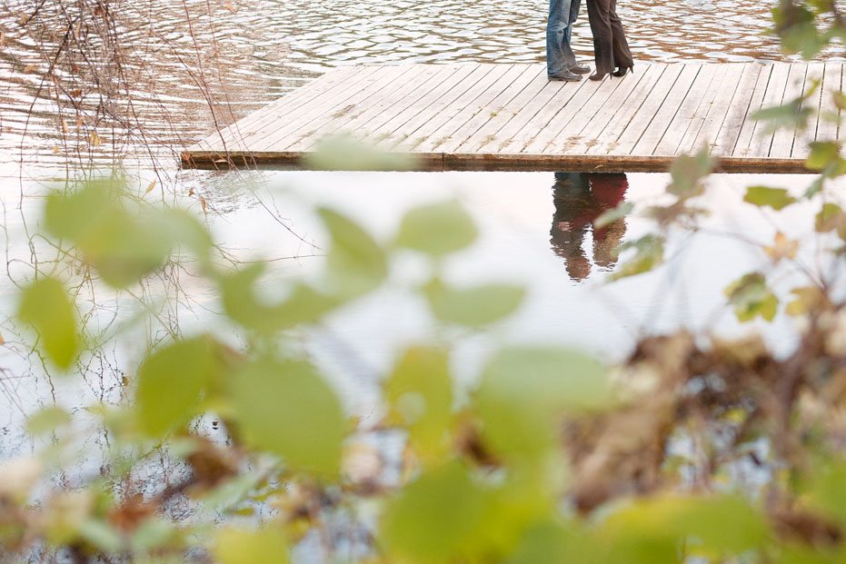 a reflection in the water, a Tillsonburg engagement session