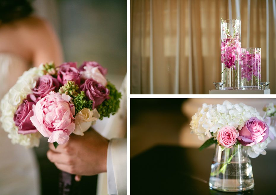 wedding floral details from a Toronto wedding held at Liberty Grand