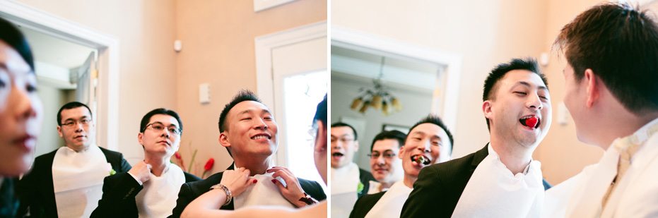 traditional Chinese wedding games captured by Toronto wedding photojournalist