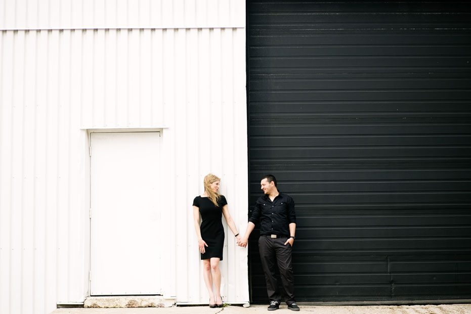 Artistic wedding photographer in Kitchener-Waterloo shoots an engagement session