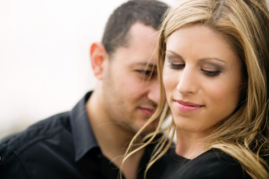 Artful engagement session as shot by a wedding photographer in Kitchener-Waterloo