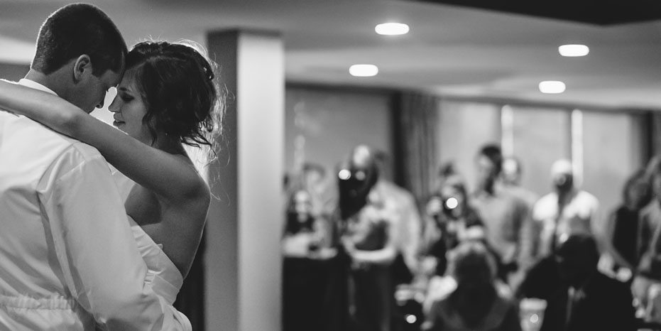 the first dance as shot by Toronto wedding photojournalist