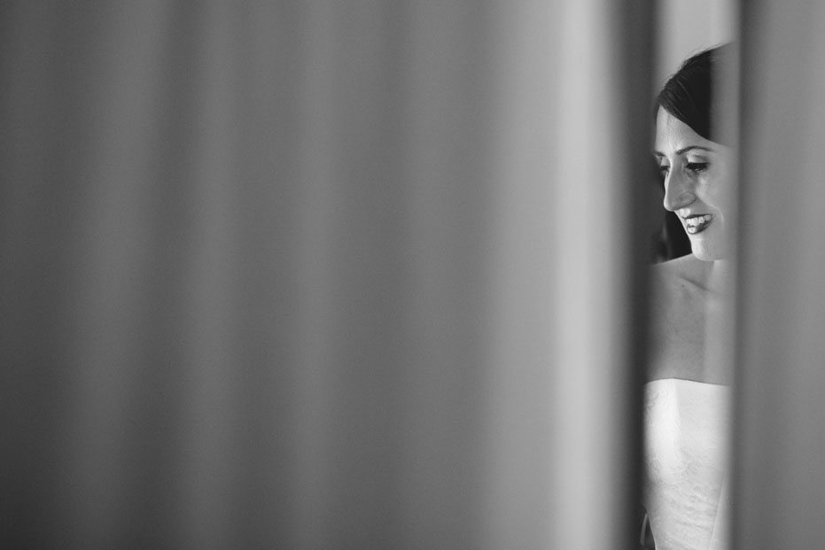 A bride gets ready at the bridal suite of the Penryn mansion in Port Hope, Ontario